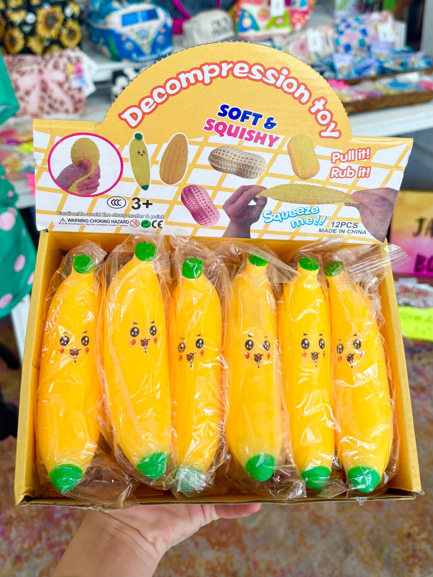 KK Stretchy Squishy Banana Toy