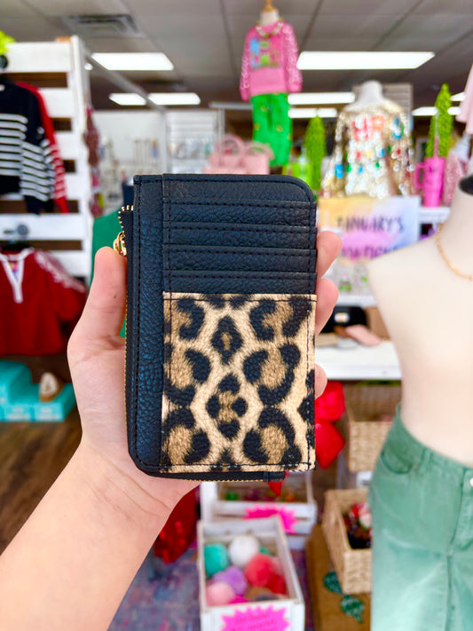 KK Leopard Card Wallet