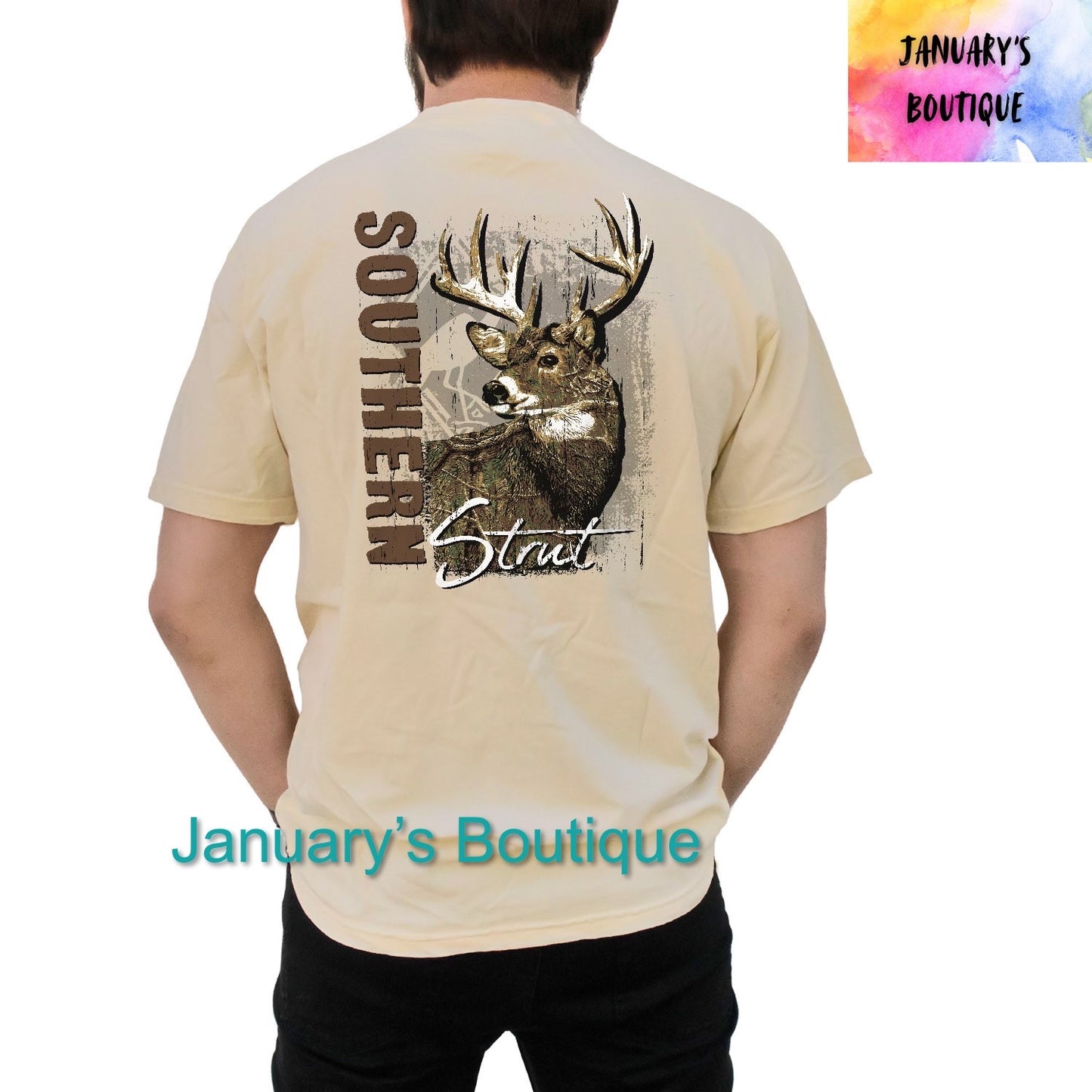 Men’s Southern Strut Buck T-shirt