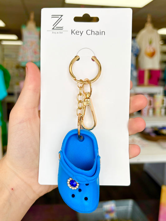 KK Blue Croc Keychain
