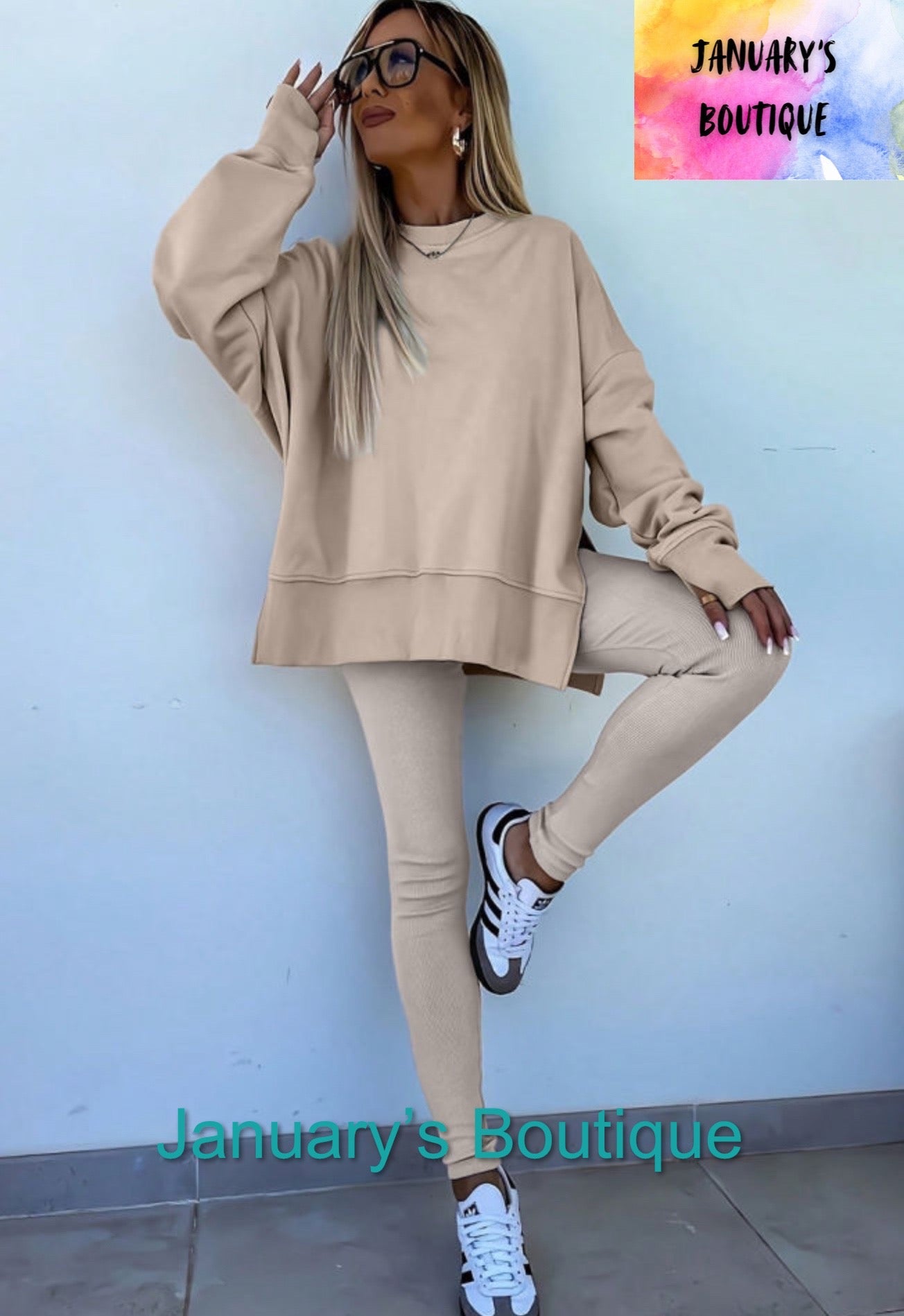 Women’s Apricot Pants Set