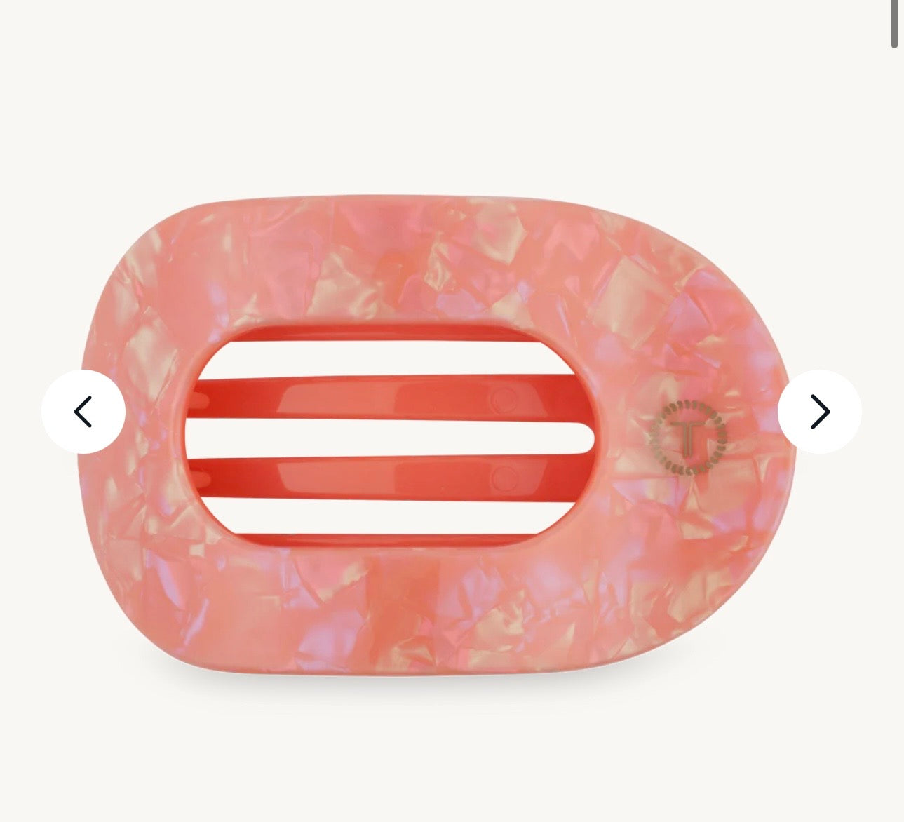 KK Dreamsicle Large Flat Round Hair Clip