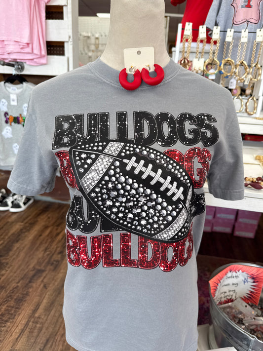 Women’s Faux Rhinestone UGA T-shirt
