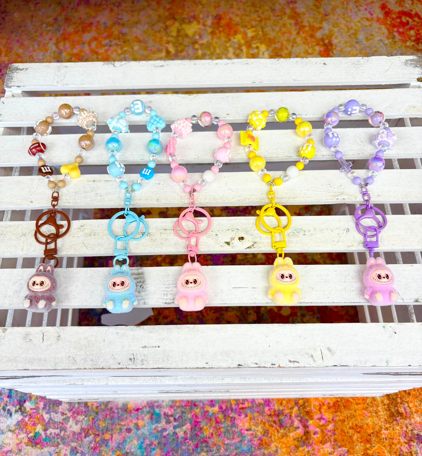 KK Labubu Charm Keychains