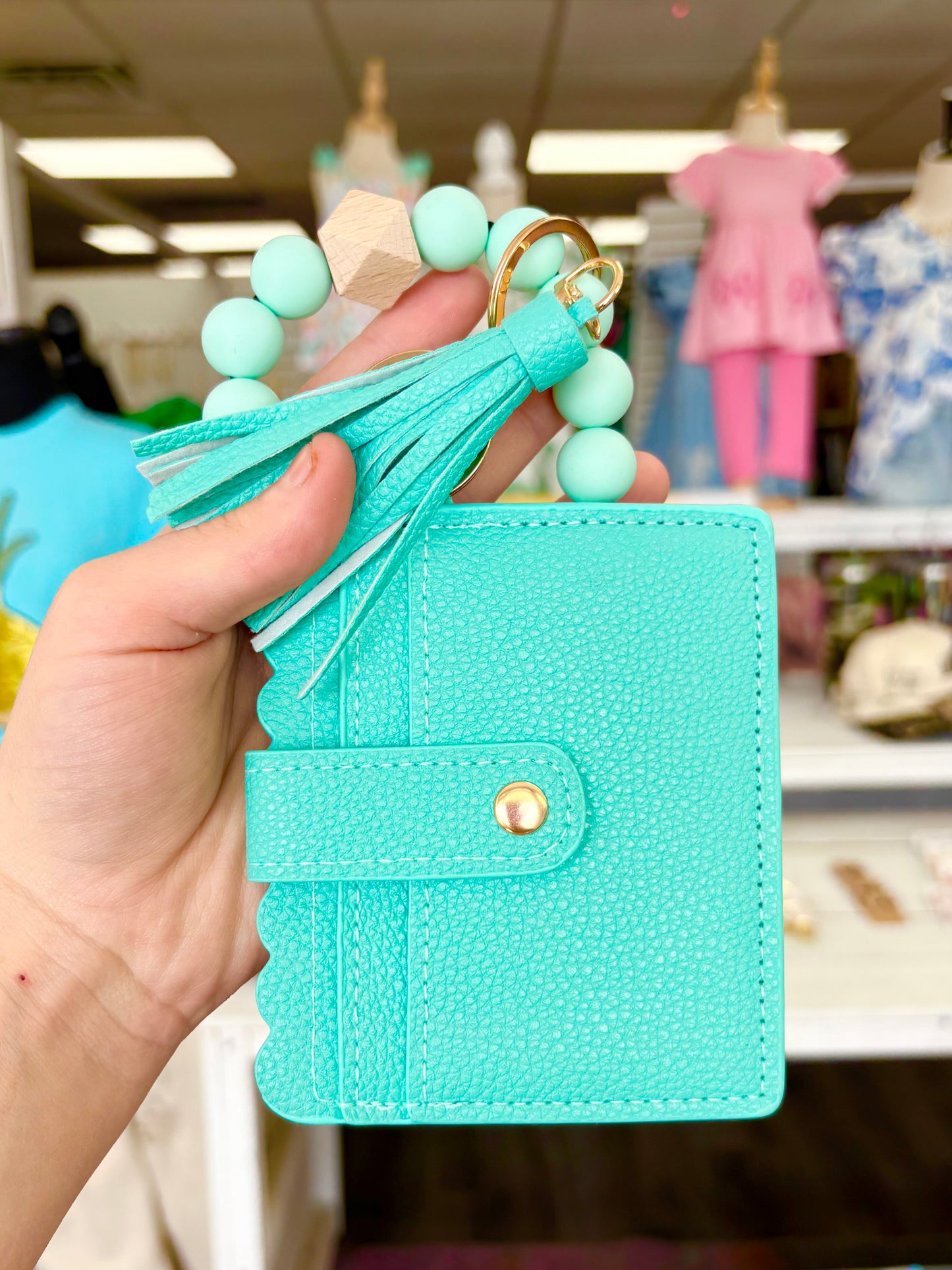 KK Mint Wallet Wristlet
