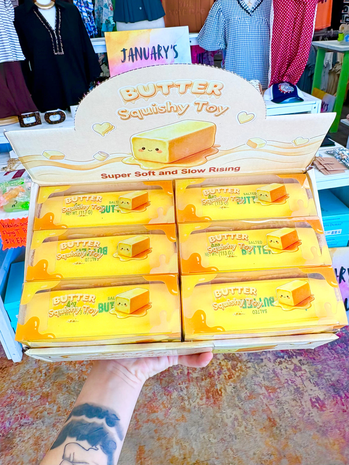 KK Crunchy Butter Squishy
