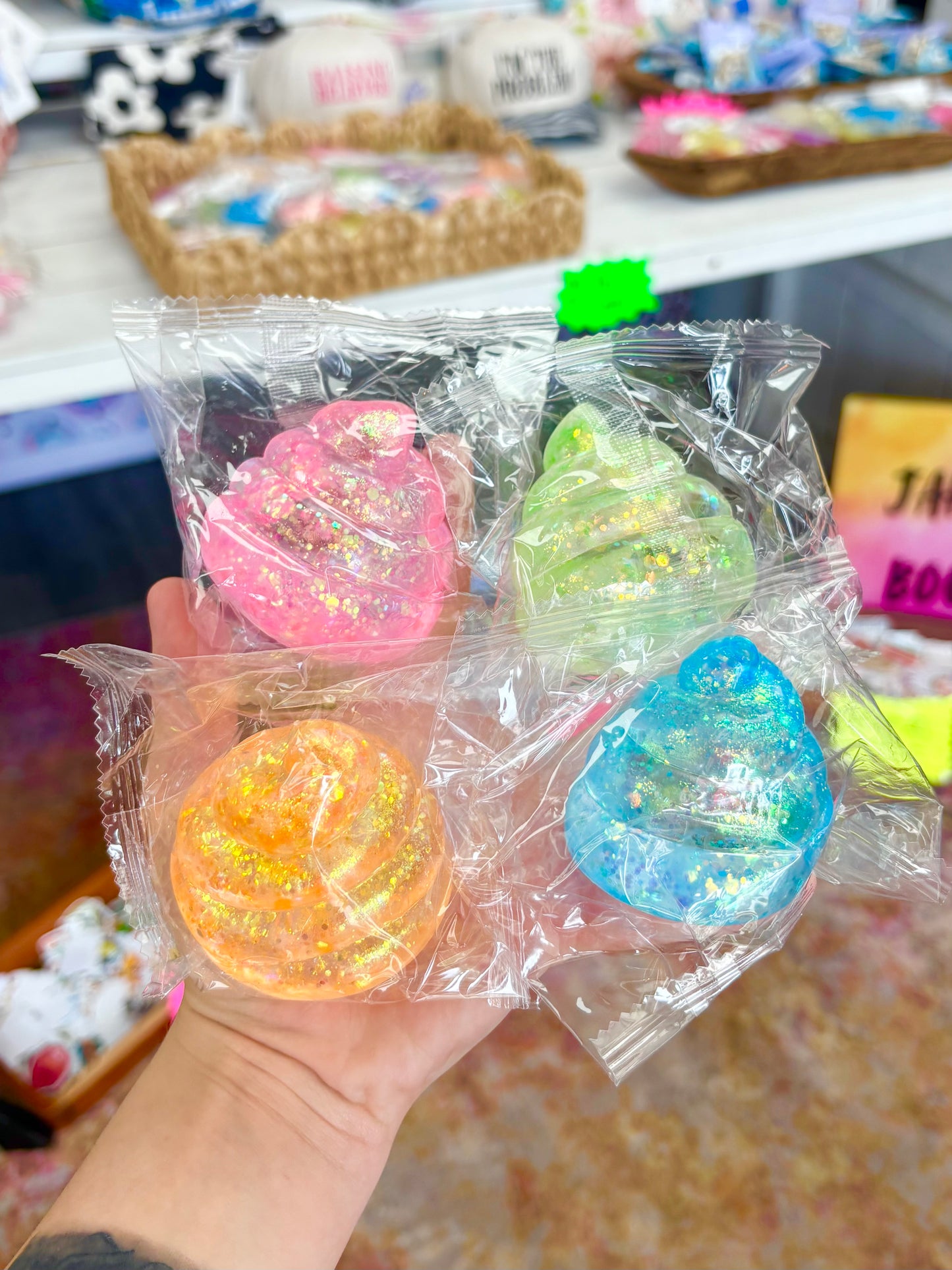 KK Glitter Putty Poop Toy