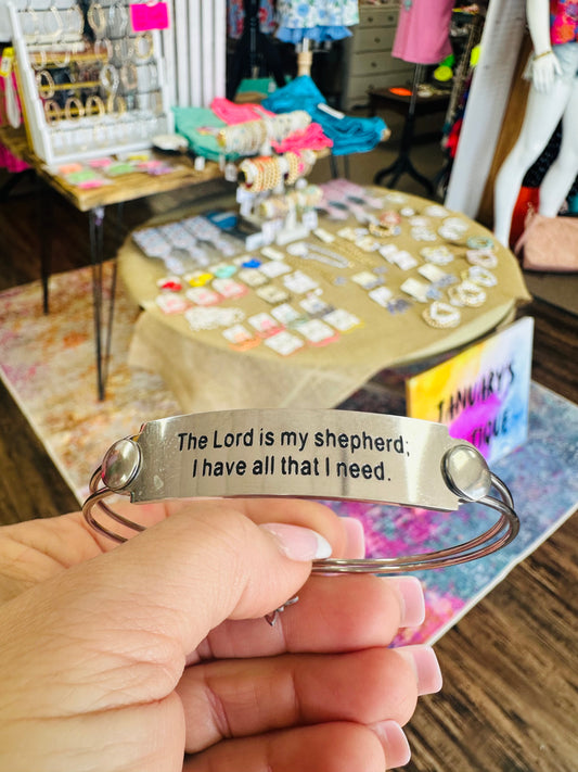 The Lord Is My Shepherd Bangle