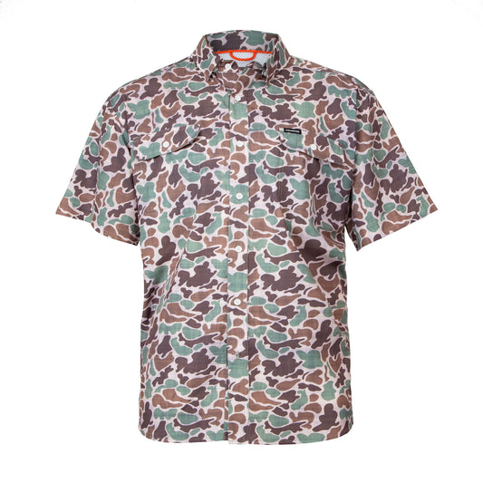 Boy’s Fieldstone Camo Button Down Shirt