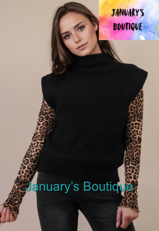 Women’s Black Sweater Vest