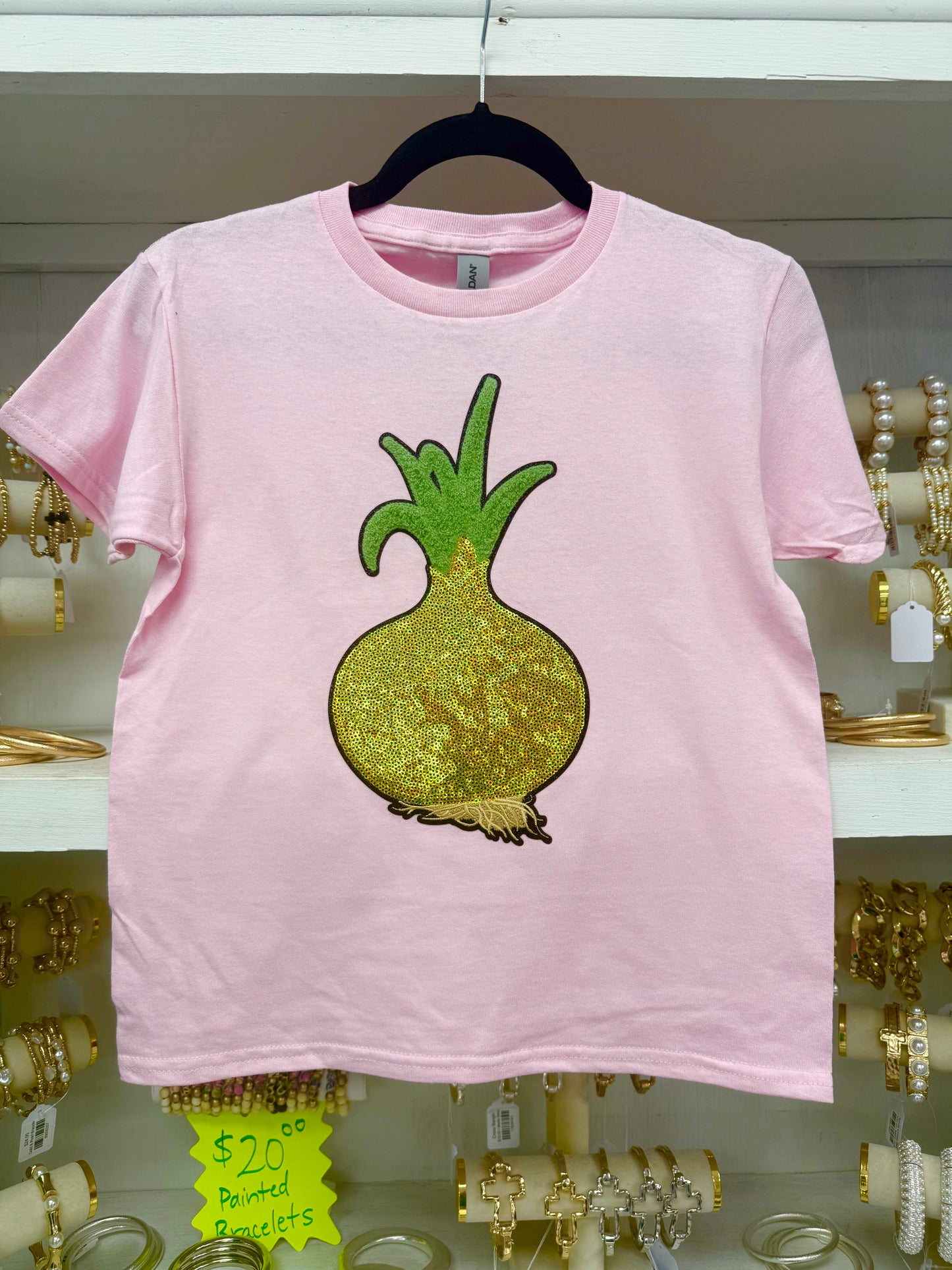 Girl’s Youth Sequin Onion T-shirt