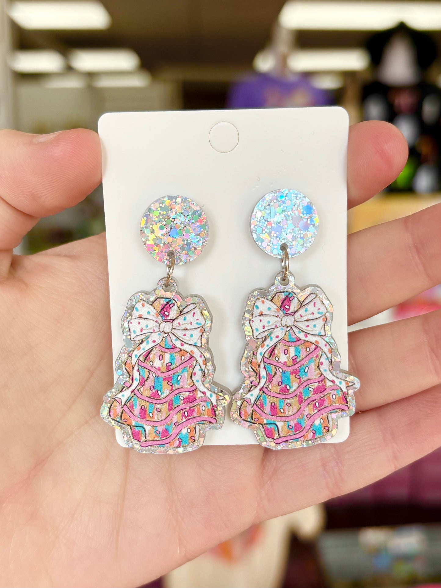 KK Multi Christmas Cake Earrings