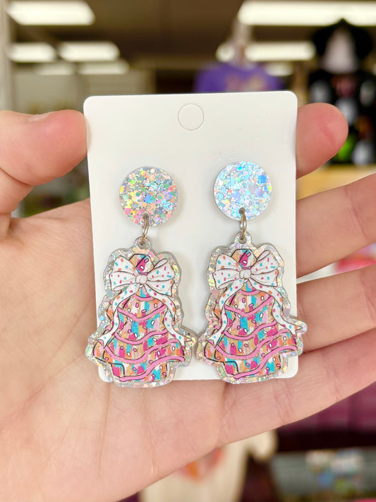 KK Multi Christmas Cake Earrings