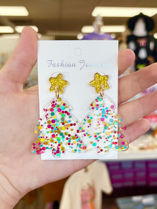 KK Acrylic Confetti Earrings