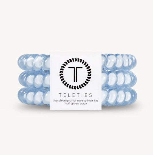 KK Washed Denim Small Hair Ties