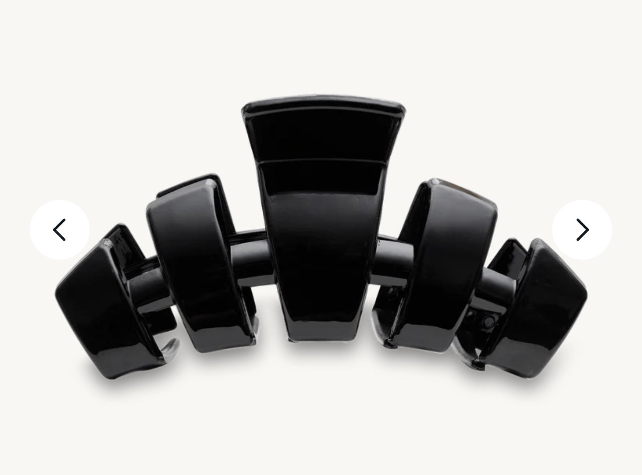 KK Classic Jet Black Large Claw Hair Clip