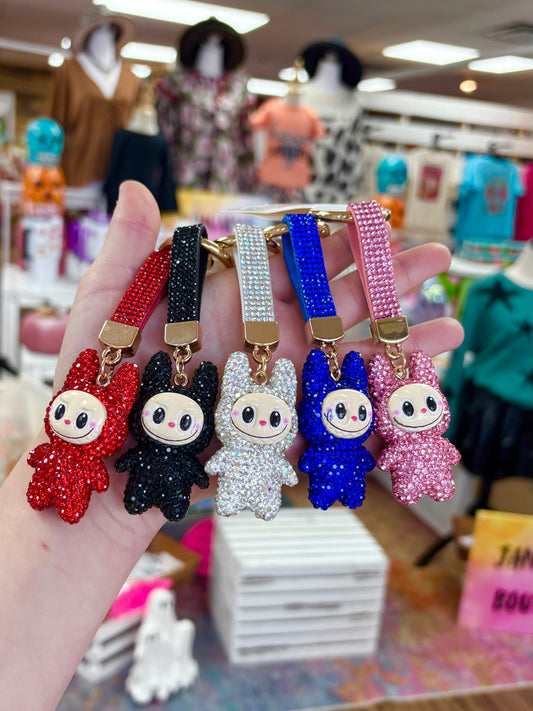 KK Rhinestone Labu*u Keychains
