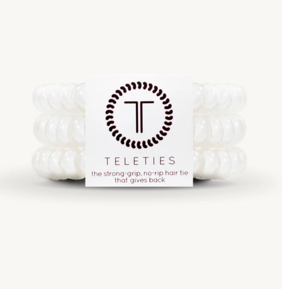KK Coconut White Small Hair Ties