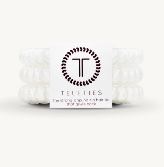 KK Coconut White Small Hair Ties