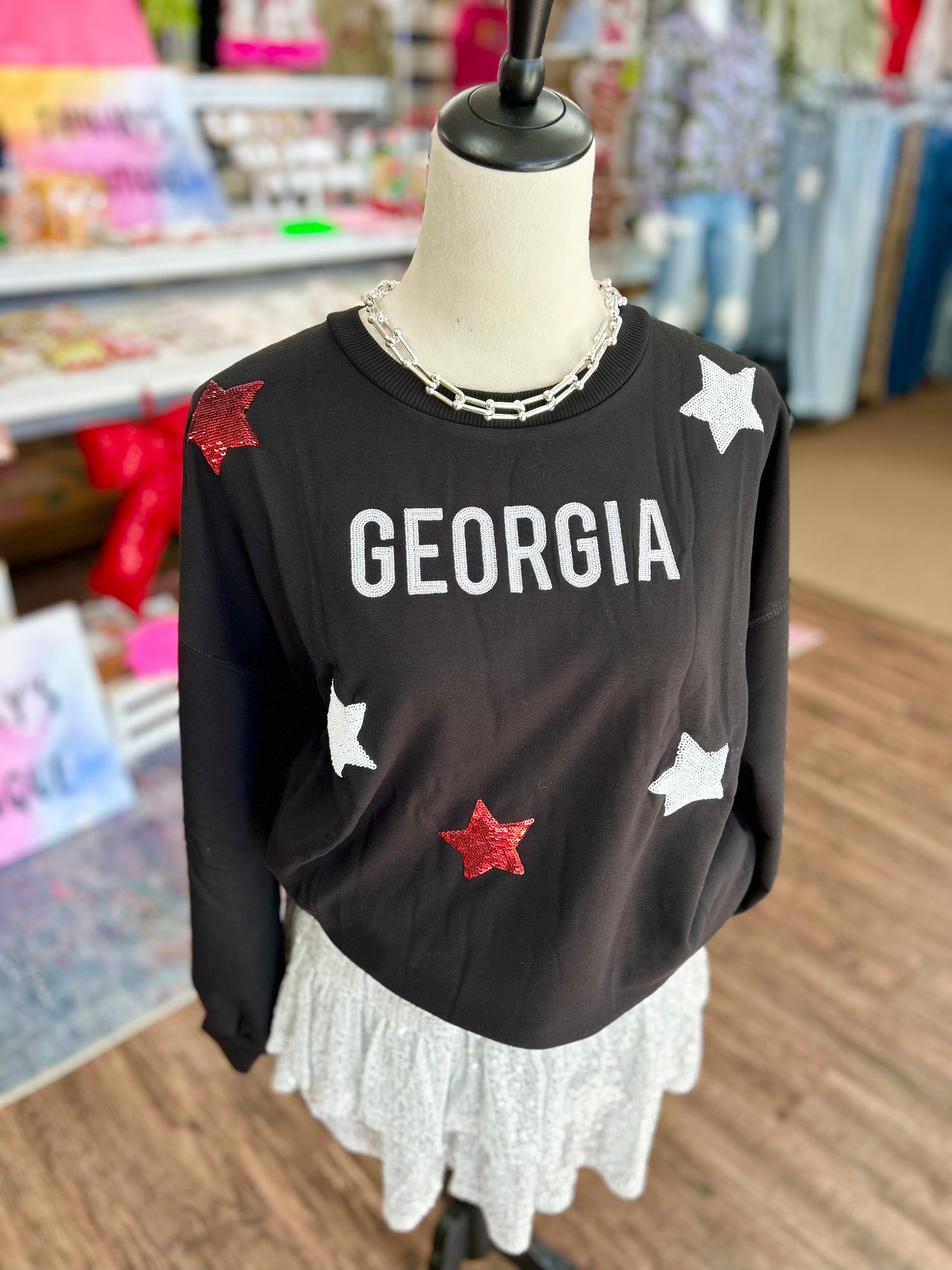 Women’s GEORGIA Sequin Top