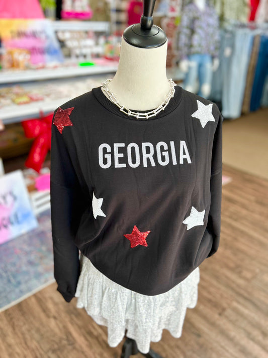 Women’s GEORGIA Sequin Top
