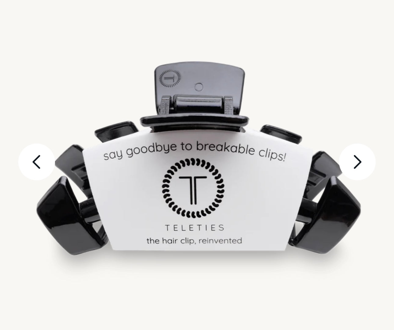 KK Classic Jet Black Large Claw Hair Clip