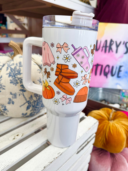 40 oz Fall Frenzy Tumbler