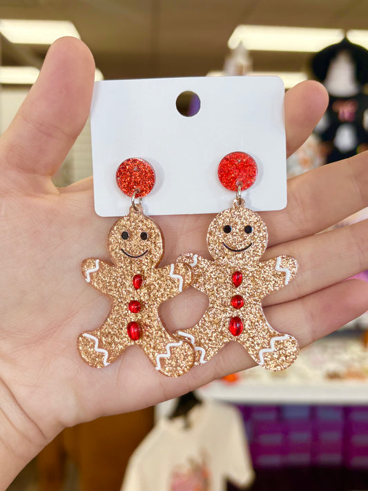 KK Acrylic Gingerbread Earrings