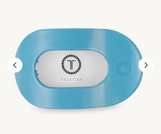 Summer Sky Large Flat Round Hair Clip