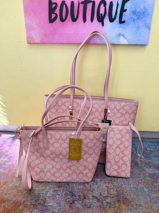 Women’s Pink Designer Inspired 3 Piece Set