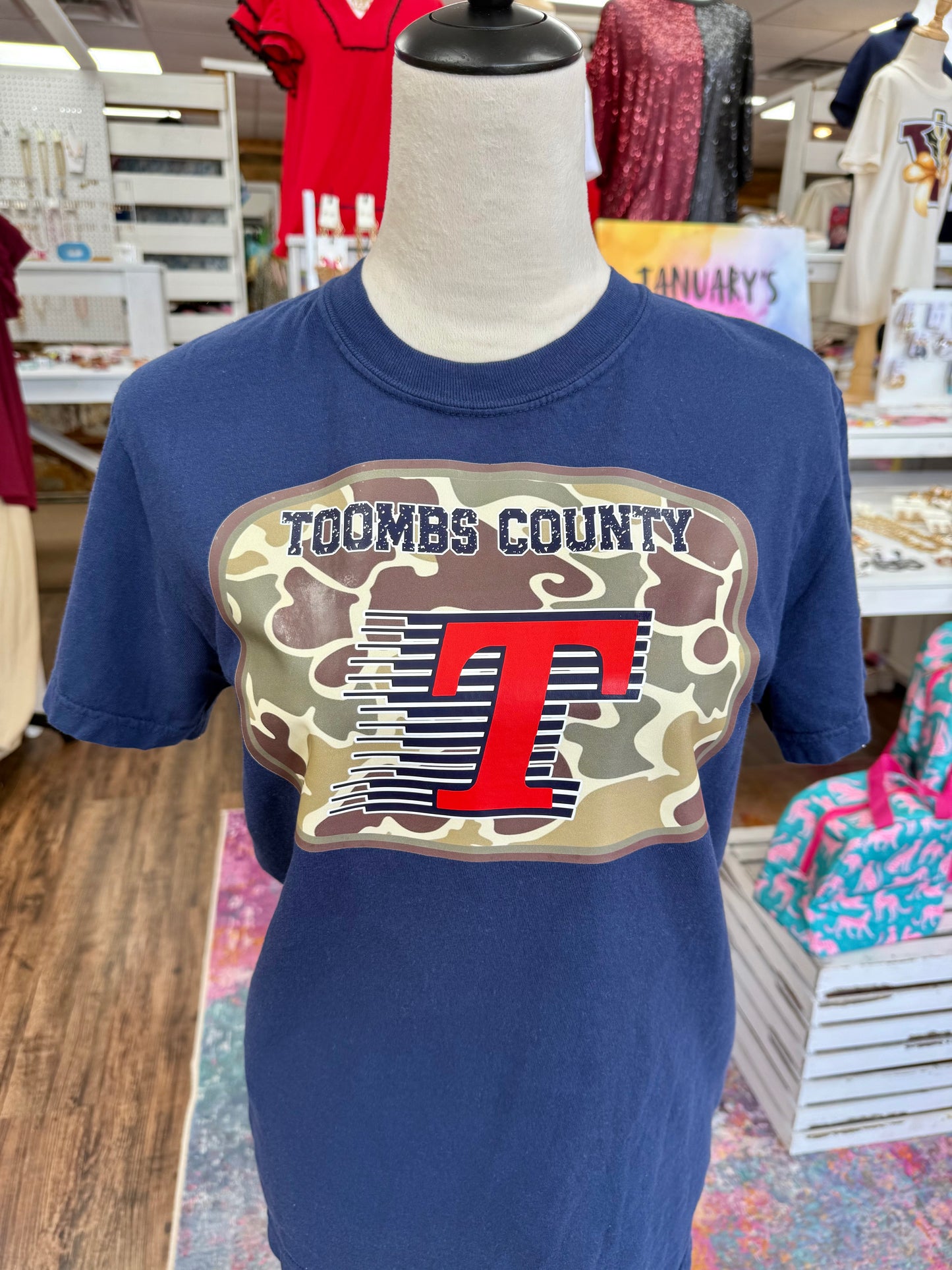 Toombs County Camo T-shirt
