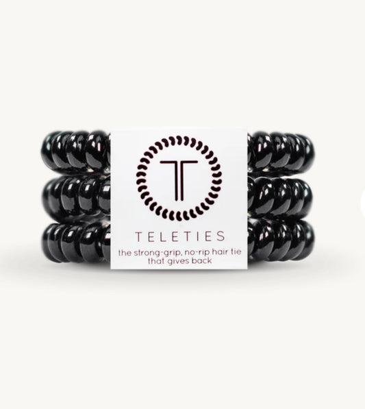 KK Jet Black Small Hair Ties