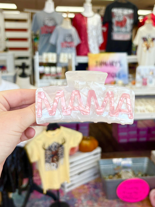 KK White and Pink MAMA Clip