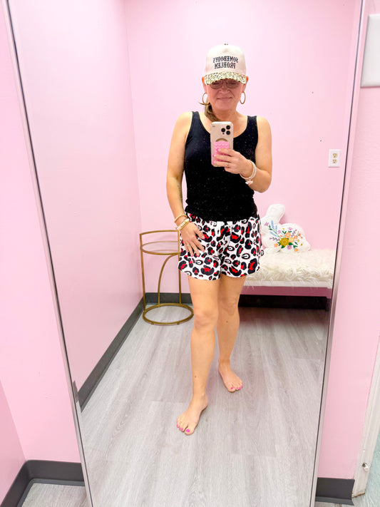 Women’s G Leopard Athletic Shorts