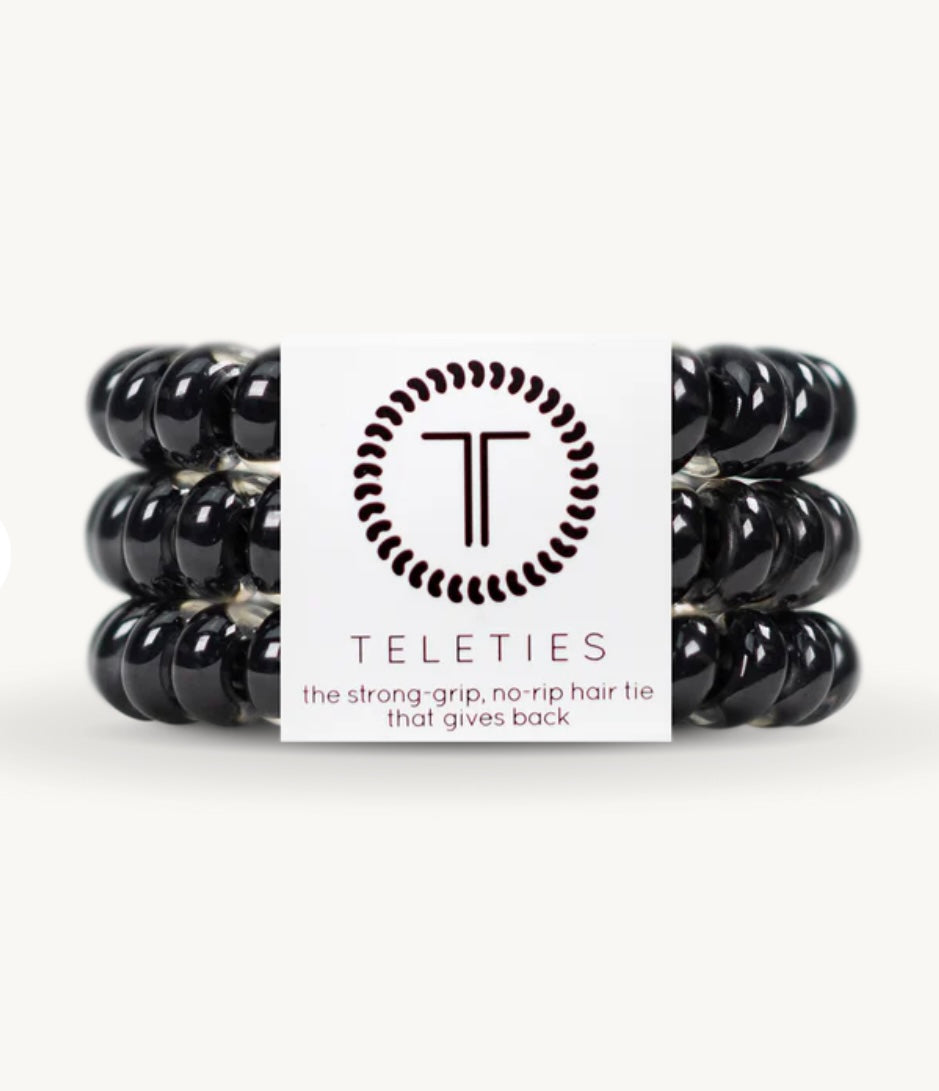 KK Jet Black Large Hair Ties