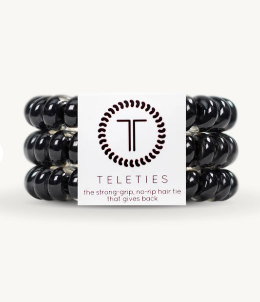 KK Jet Black Large Hair Ties