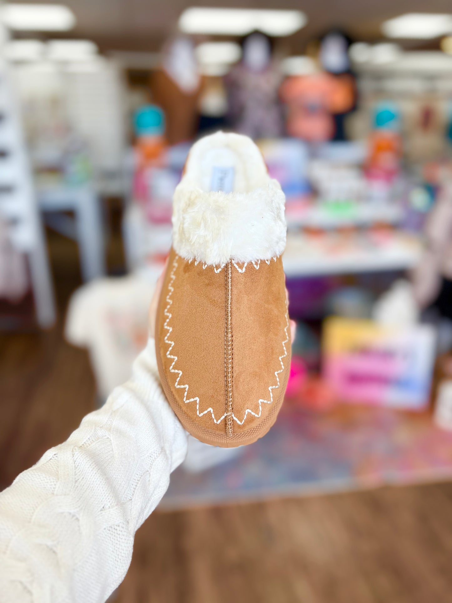 Pierre Dumas Platform Camel Fur Slip-on