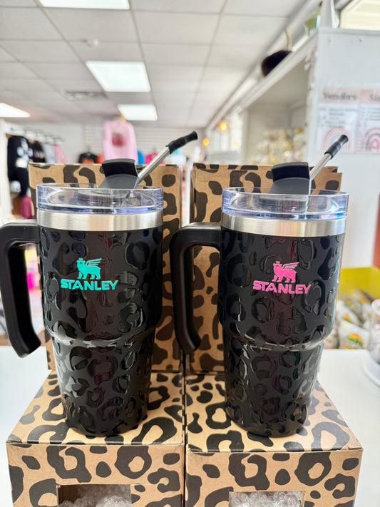 Black Leopard 20 Oz. Tumbler