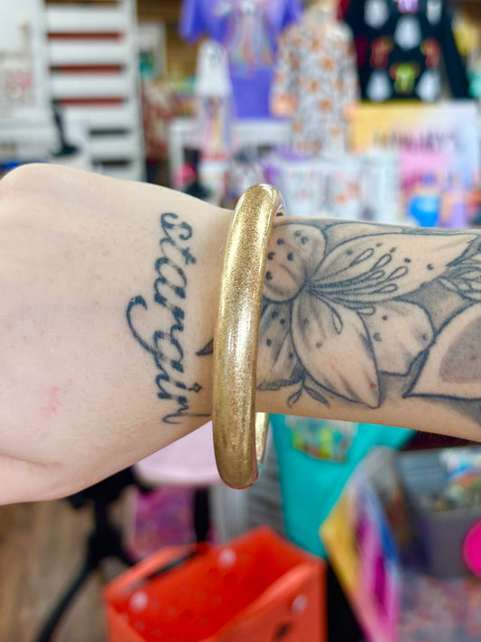 Classic Matte Gold Bangle