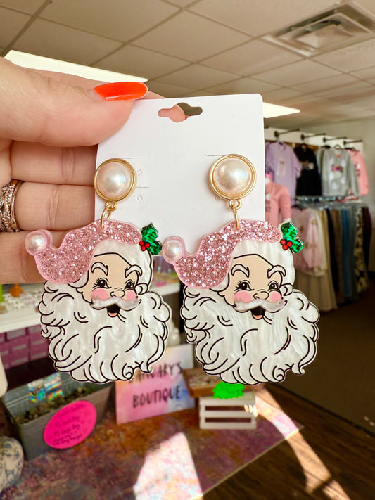Santa Earrings