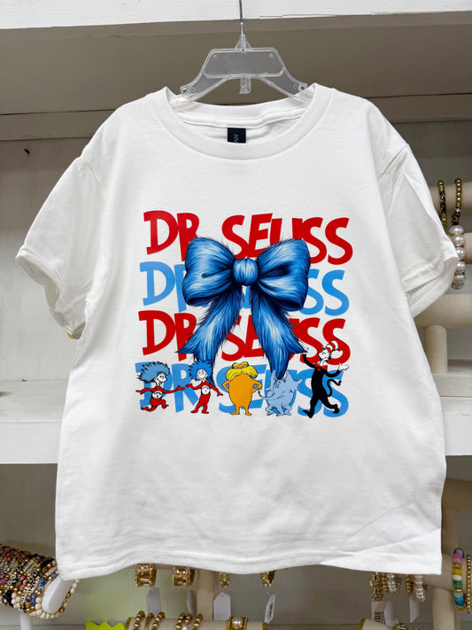 Youth DR SEU*S Bow T-shirt