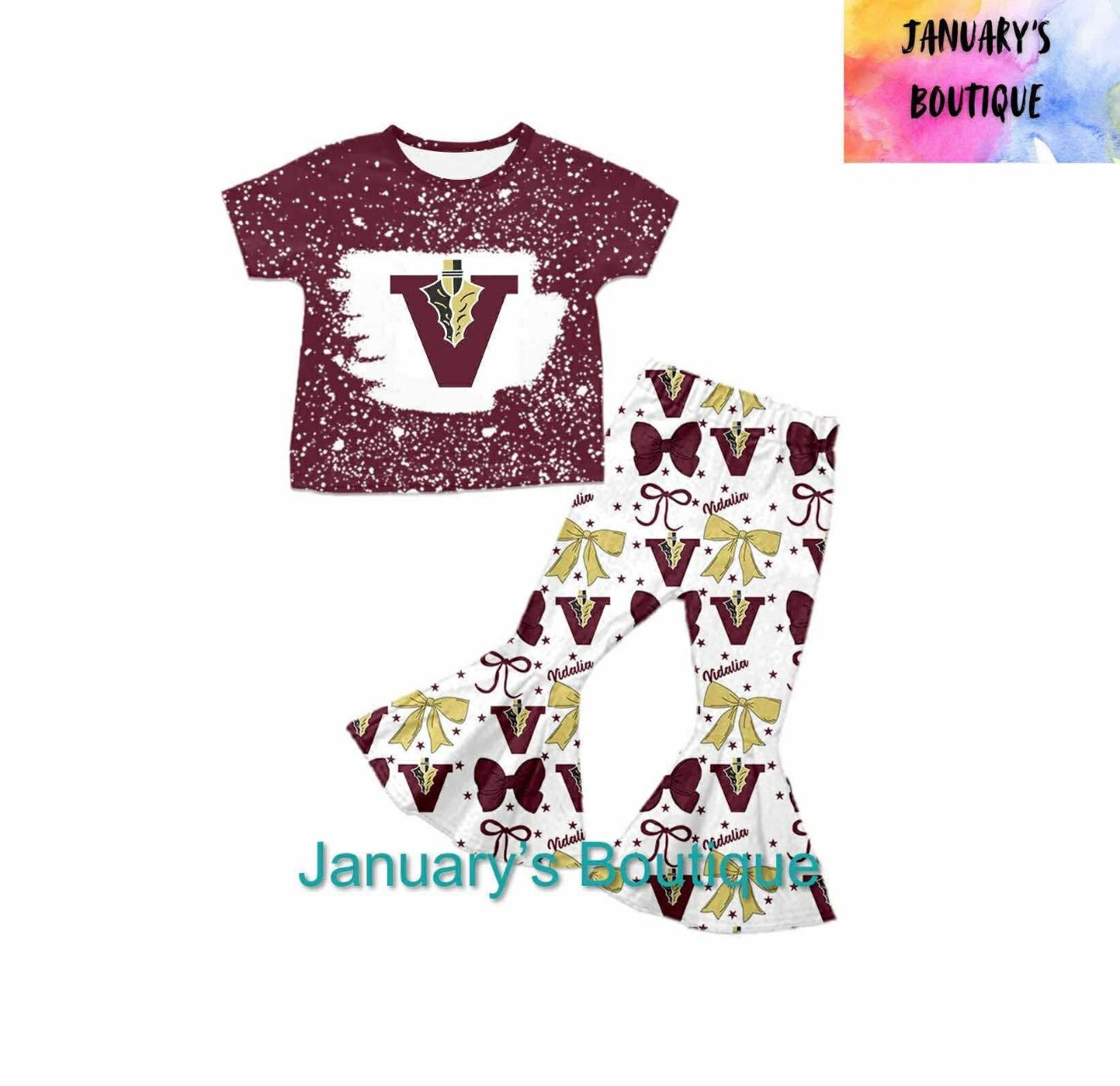 Girl’s Vidalia Indians Pants Set