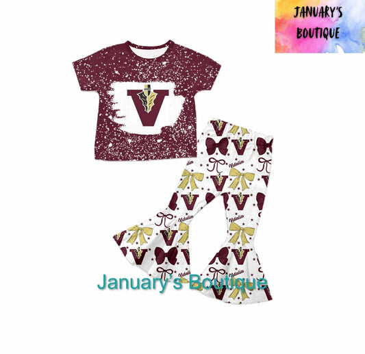 Girl’s Vidalia Indians Pants Set