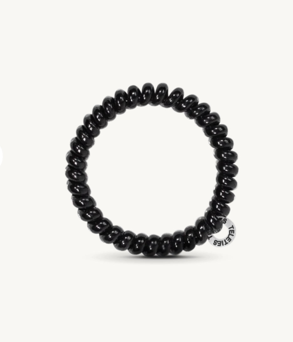 KK Jet Black Small Hair Ties