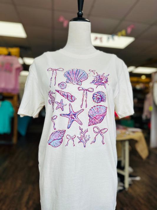 CAM Shell And Bow T-Shirt
