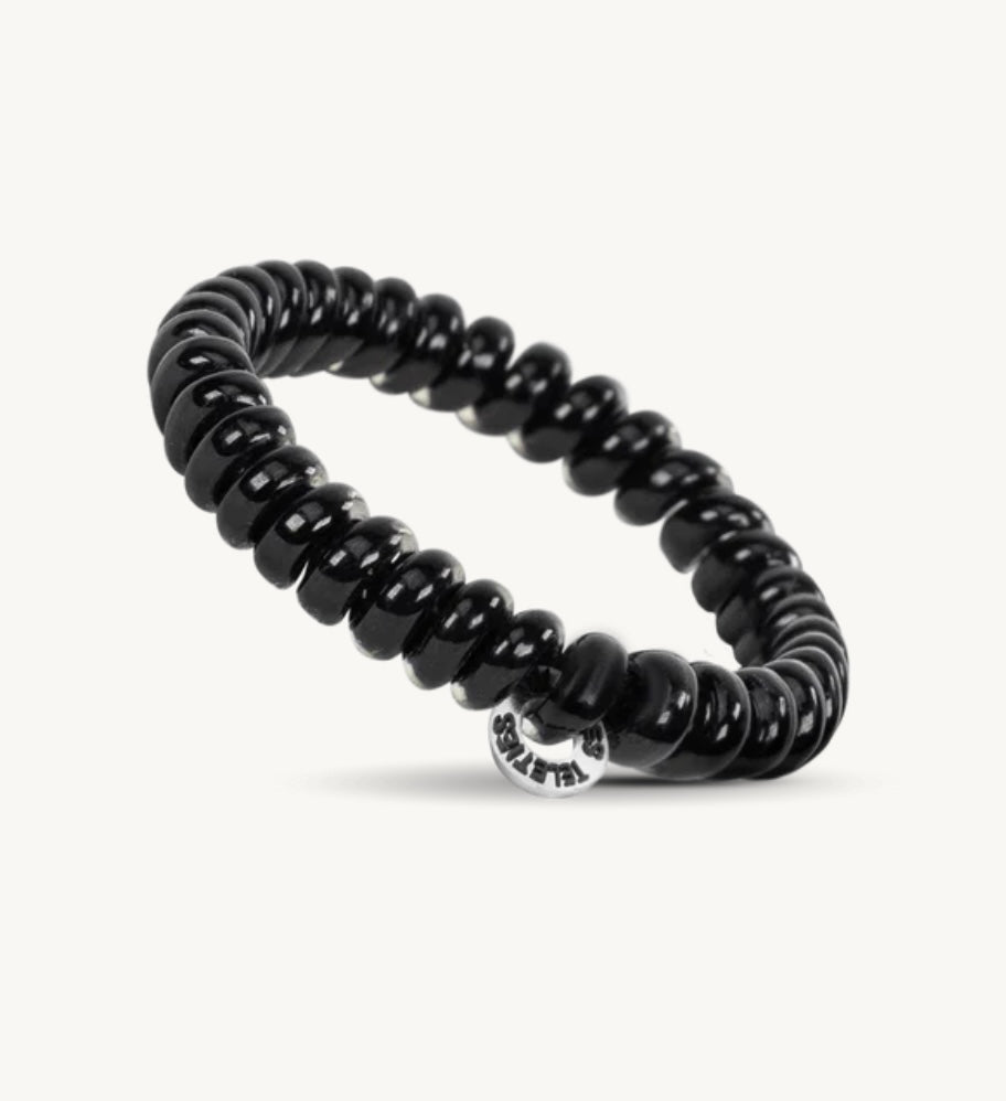 KK Jet Black Small Hair Ties