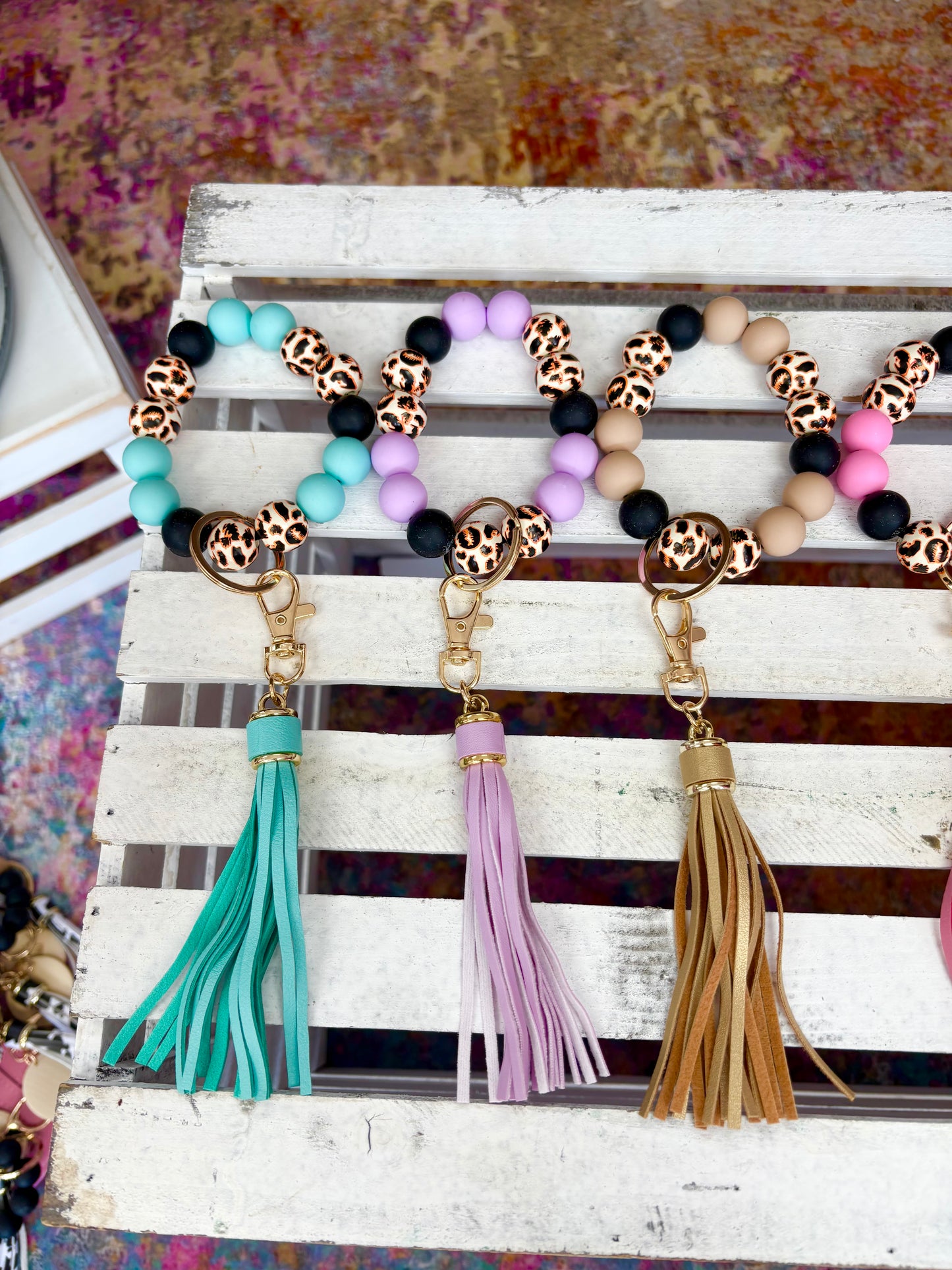 KK Leopard Wristlet