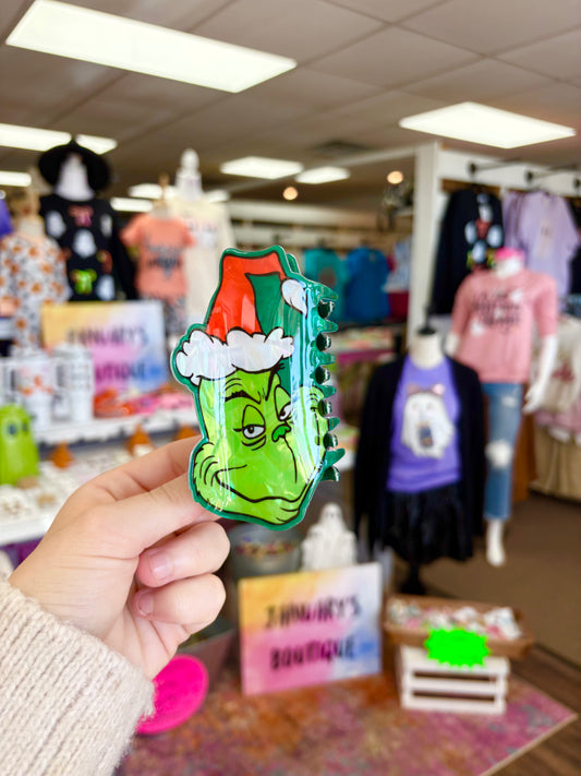 KK Green Gr*nch Hair Clip