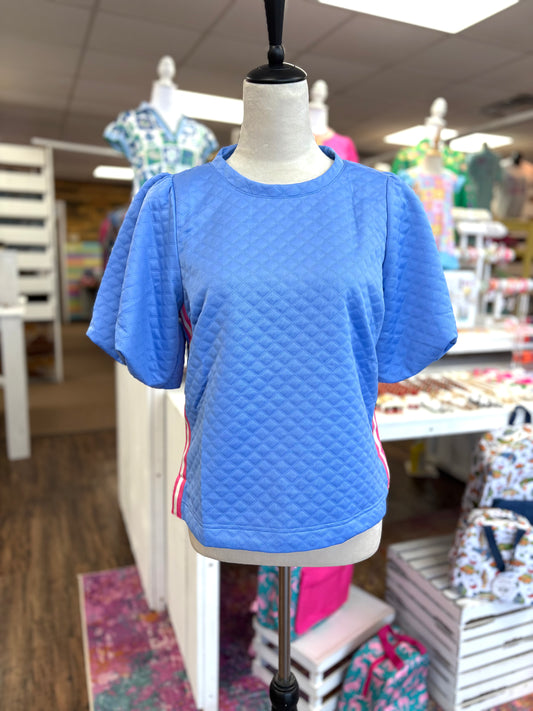 Women’s Blue Mary Square Top