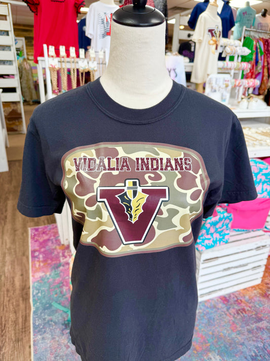 Vidalia Indians Camo T-shirt